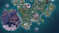 The full map of Palpagos Island (Image via Pocket Pair Inc)